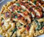 Cajun Chicken with Sundried Tomato & Spinach Mac & Cheese