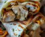 Cheesy Garlic Chicken Wraps 