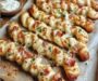 Garlic Butter Bacon Alfredo Pizza Twists