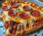  Deep Hamburger Sausage & Pepperoni Pie