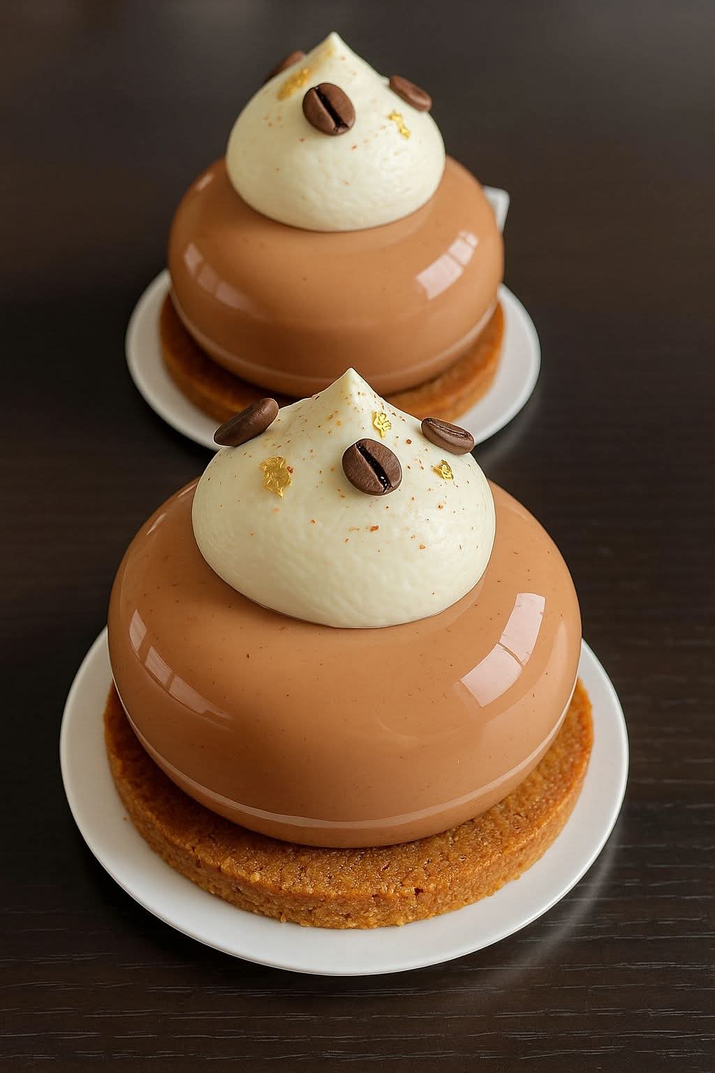 Coffee and Milk Chocolate Dessert