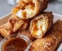 Cheesecake Egg Rolls with Caramel Sauce
