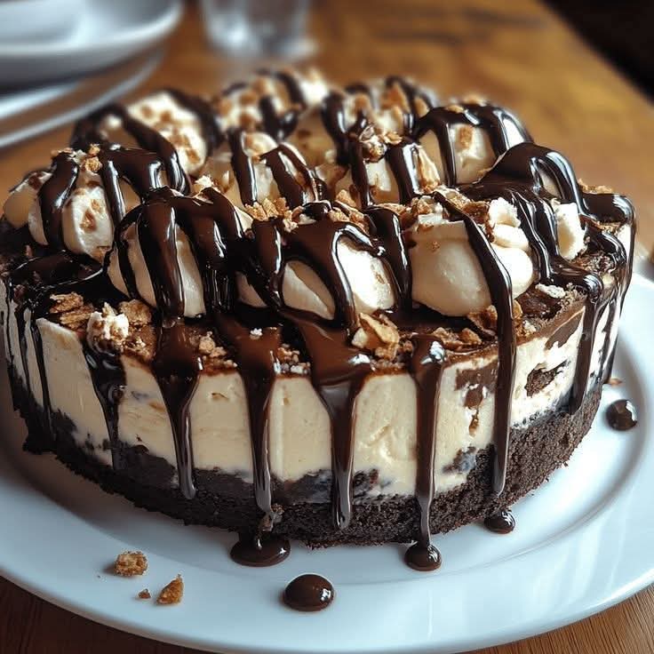 Hot Fudge Sundae Cheesecake