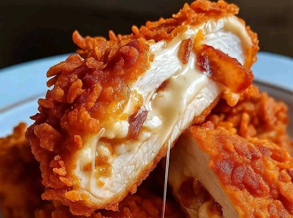 Cream Cheese and Bacon Stuffed Doritos Chicken