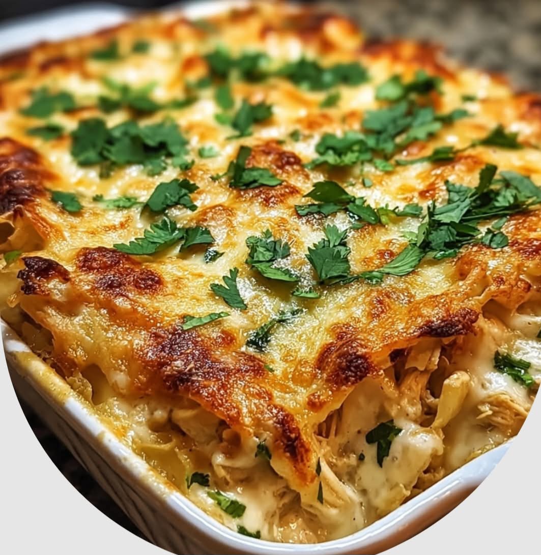 Sour Cream Chicken Enchilada Casserole
