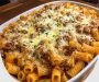  Cheesy Beef Rigatoni Bake