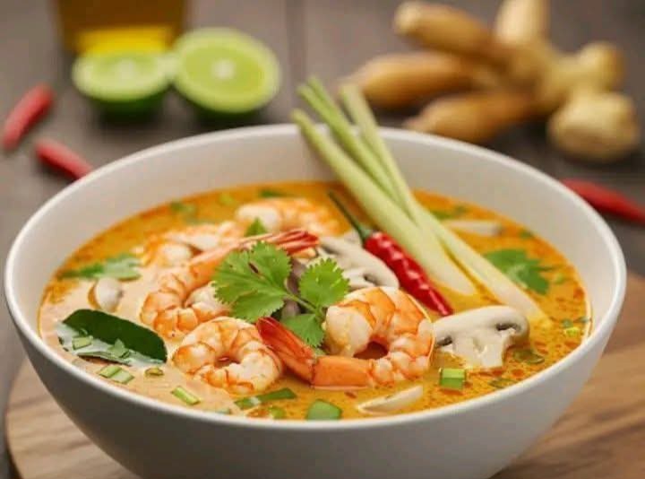 Authentic Thai Tom Yum Soup with Bold Flavors