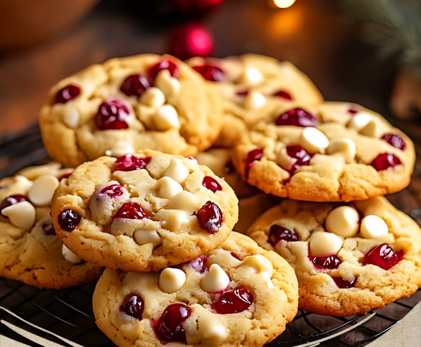 White Chocolate Cranberry Cookies