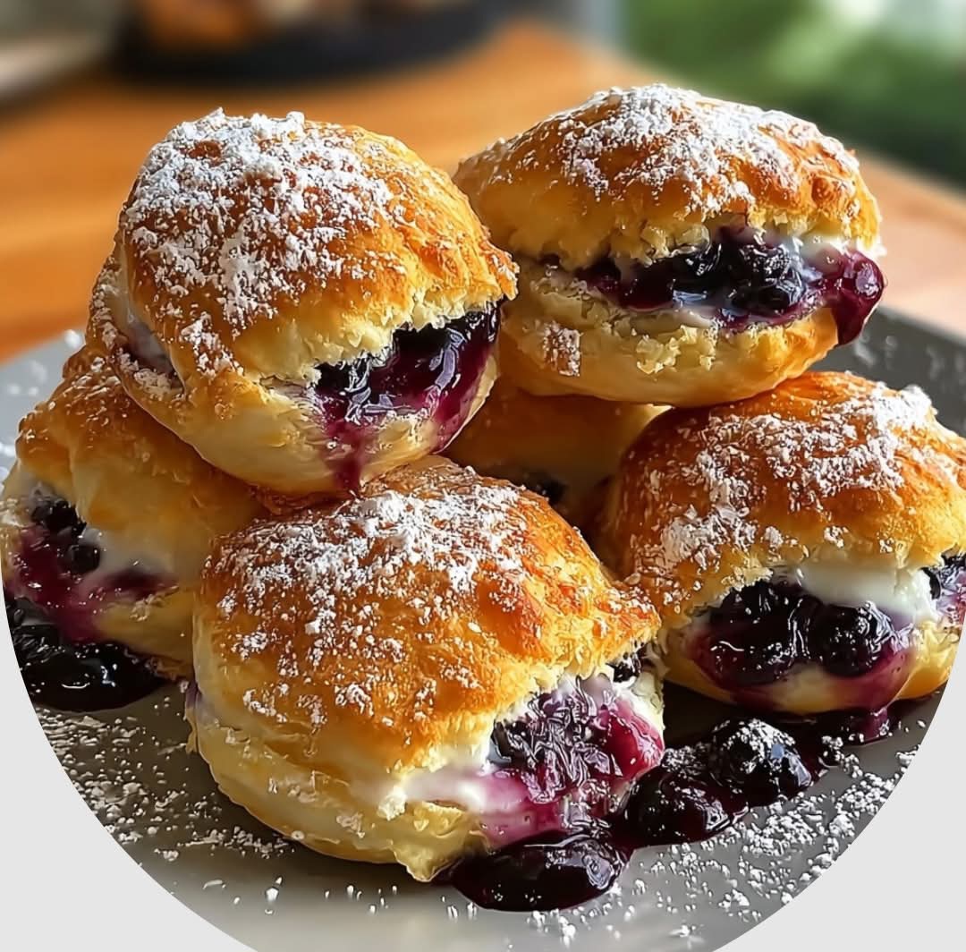 Blueberry Pie Bombs