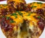 Cheesy Stuffed Meatloaf Bites