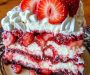 Strawberry Earthquake Cake