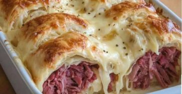 Crescent Reuben Bake
